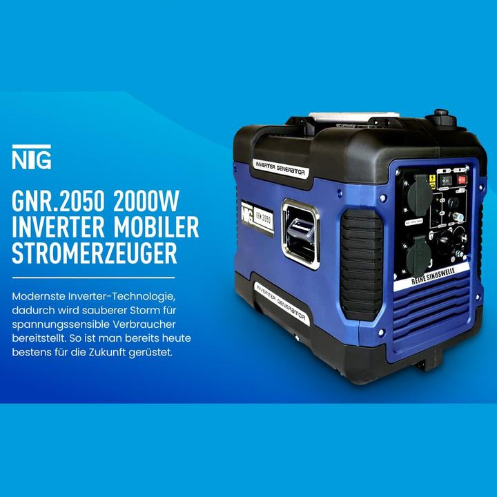 Produktbild NTG Stromaggregat GNR.2050 (1700 W, 4 l)