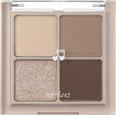 Rom&Nd Better Than Eyes 4 Farben Lidschatten Palette Warm Naturkosmetik Lidschatten K-beauty Koreanisch (M02 DRY BUCKWHEAT FLOWER)