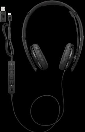 Actual product image Lenovo Wired Voip Headset Uc (Cable, USB-C)