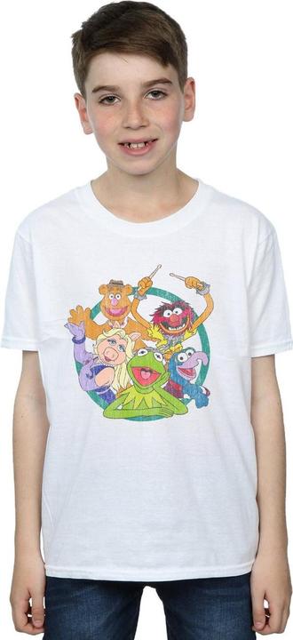 Actual product image Disney Boys The Muppets Group Circle T-Shirt (116)