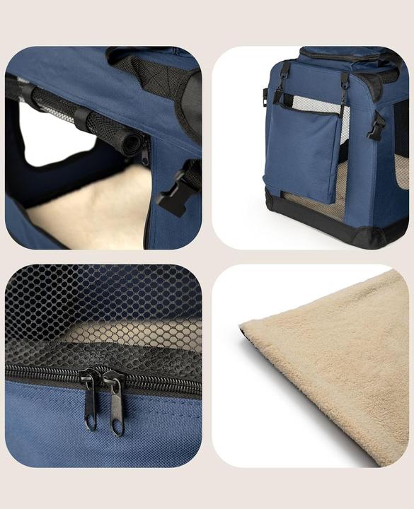 Image du produit Ionto Caisse de transport pour chiens (Chat, Chien, Respirant, Verrouillable, Lavable, Pliable)