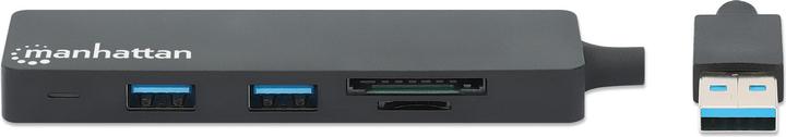 Immagine prodotto Manhattan USB 3.0 con lettore di schede (USB-C, 3 Porti)