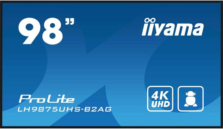 iiyama 247.7cm(97,5") LH9875UHS-B2AG 16:9 3xHDMI+DP+DVI 4K (Speditionsversand) (3840 x 2160 Pixel, 97.50")