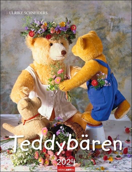 Actual product image Teddy Bear Calendar 2024 (German)