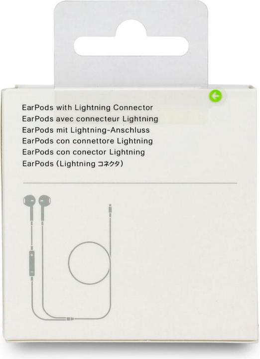 Produktbild - MWTY3ZM/A Apple EarPods Lightning Audio Stereo HF White (ANC, Kabelgebunden)