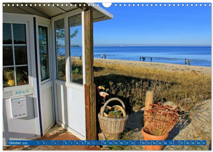 Produktbild Boltenhagen - Sonne, Sand und Ferien an der Ostsee (Wandkalender 2025 DIN A3 quer), Monatsk (A3, Deutsch)