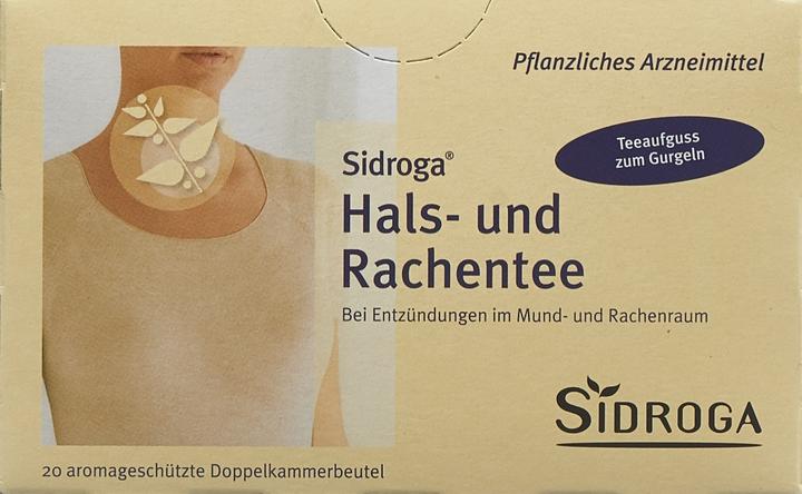 Actual product image Sidroga Throat and pharynx teas (97 g)