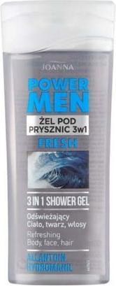 Actual product image Joanna Power Men Refreshing Shampoo- 3In1 Refreshing Shampoo-Gel (100 ml, Liquid shampoo)
