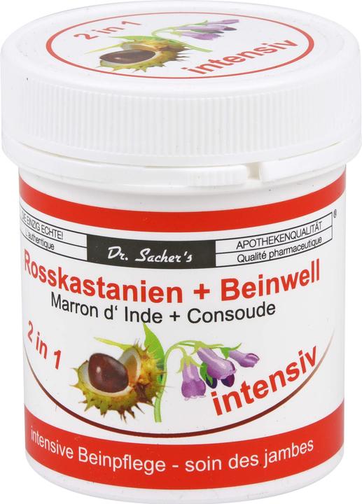 Produktbild Axisis Dr. Sacher's Rosskastanien + Beinwell 2 in 1 intensiv Gel, 125 ml Gel (Fusscrème & Fussgel, 125 ml)