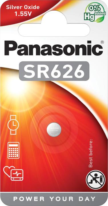 Produktbild Panasonic Silver Oxide SR626 (1 Stk., SR66, 28 mAh)