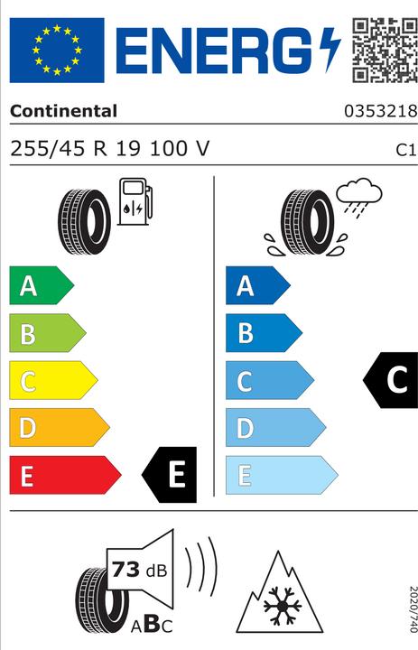 Produktbild Continental Ts 830 P (255/45R19 100V, Winterreifen)