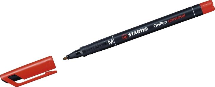 Produktbild STABILO OHPen universal Folienstift permanent (Rot, 1 mm, 1 x)