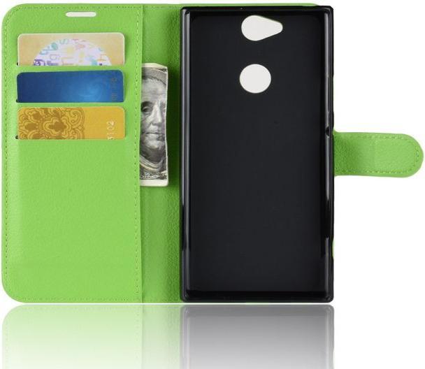 Actual product image MU Classic Litchi Leather Bookcover Series (Xperia XA2 Plus)