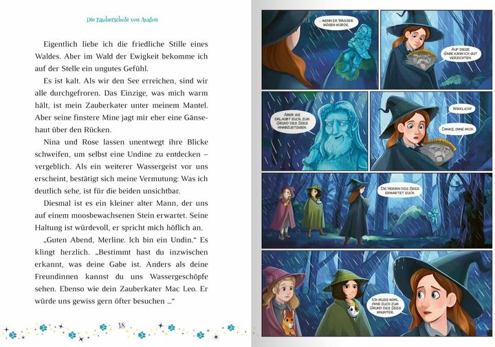 Produktbild Die Zauberschule von Avalon – Avalon in Gefahr (Deutsch, Faltazius, Anja Hackländer, Charlotte Grossetête, Ullmann Medien, 2024)