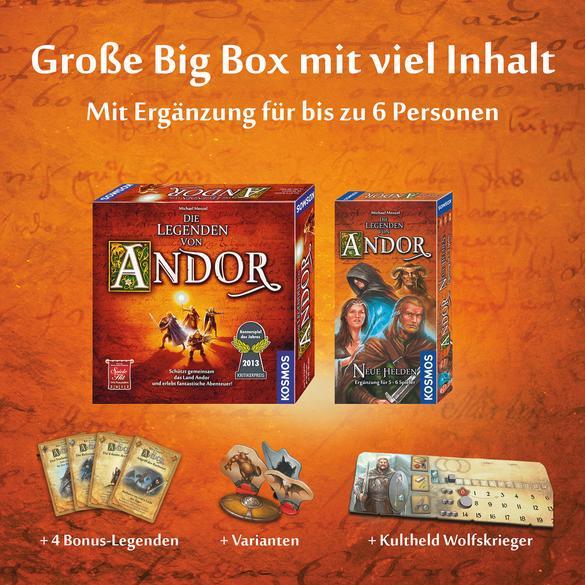 Immagine prodotto Kosmos Le leggende di Andor - Big Box (Tedesco)