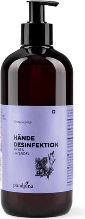 Image du produit Puralpina Désinfection des mains liq (500 ml)