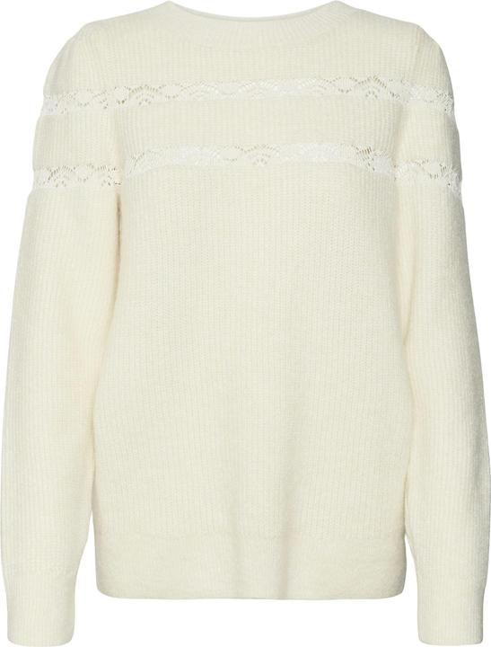 Vero Moda VMEA LACE LS O-NECK PULLOVER EXP Strickpullover (XS)