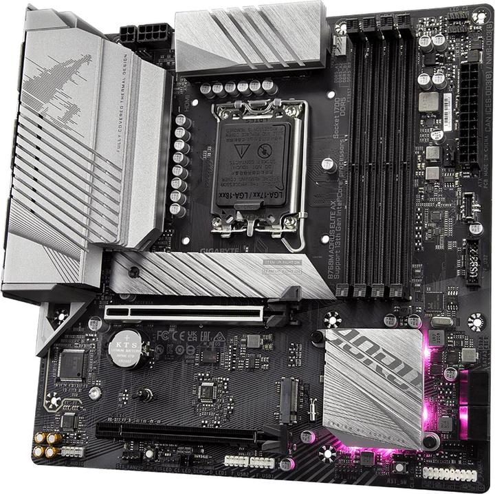 Produktbild Gigabyte B760M AORUS ELITE AX (LGA 1700, Intel B760 Express, mATX)