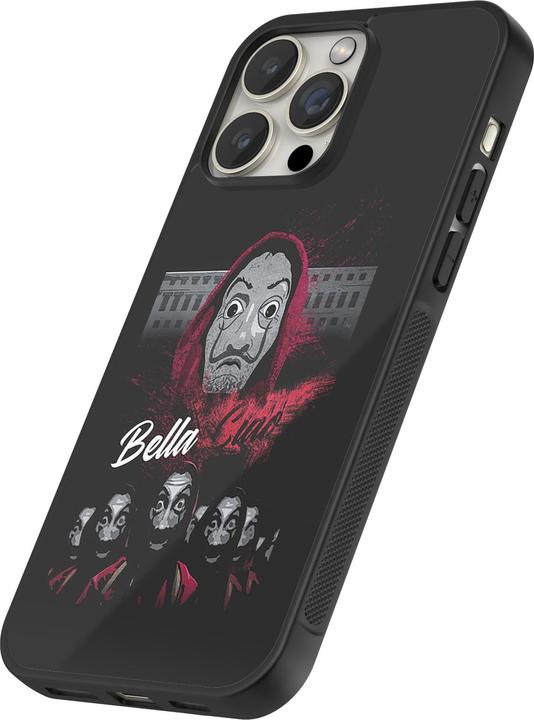 Actual product image PhoneLook Coque Silicone rigide noir Bella Ciao (Apple iPhone 14 Pro)