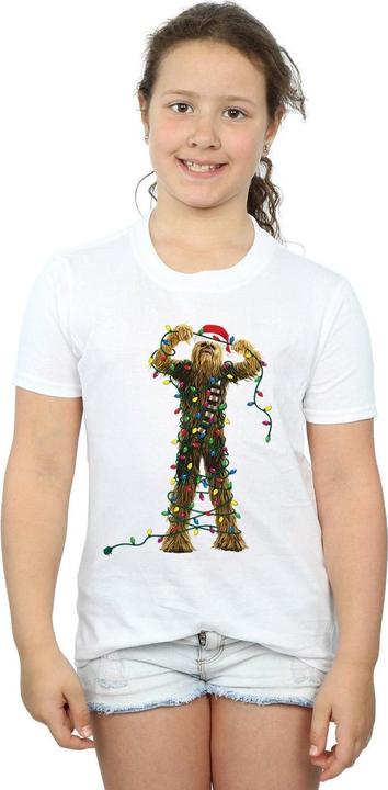 Image du produit Star Wars - T-shirt CHEWBACCA CHRISTMAS LIGHTS - Fille (140, 146)
