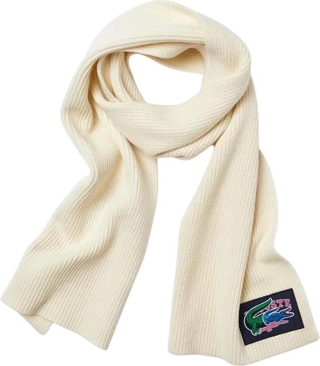 Actual product image Lacoste Logo Wool Scarf & Beanie Set