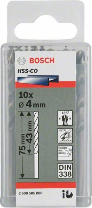 Image du produit Bosch Professional Zubehör Foret hélicoïdal PRO Stainless Steel HSS-Co, 6.8 x 69 x 109 mm (6,8 mm)