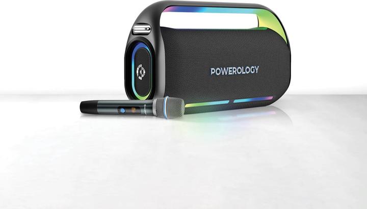 Image du produit Powerology TWS Karaoke Speaker 150W with Mic and Remote - Silver