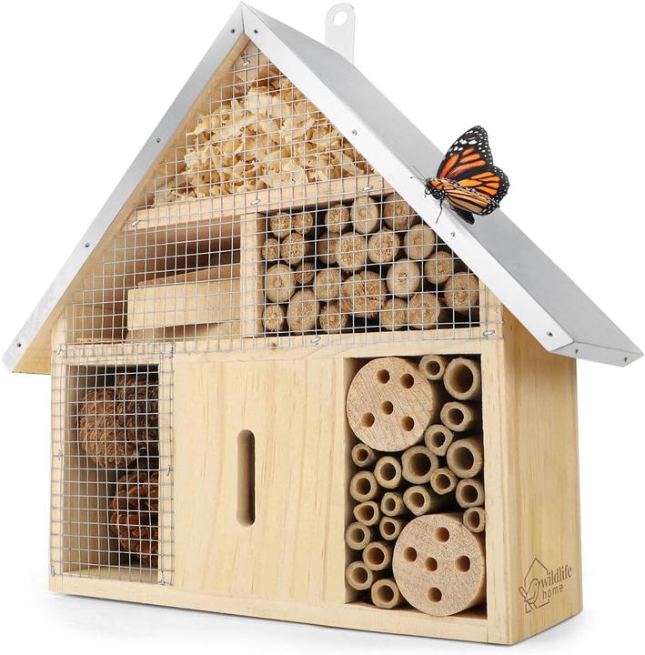Image du produit Wildlife home Hôtel pour insectes (Papillons, Abeilles sauvages, Abeille, Coccinelles)