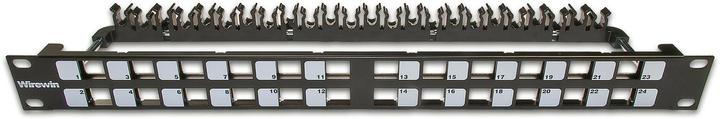 Wirewin 24-Port 1HE Patchpanel, geschirmt