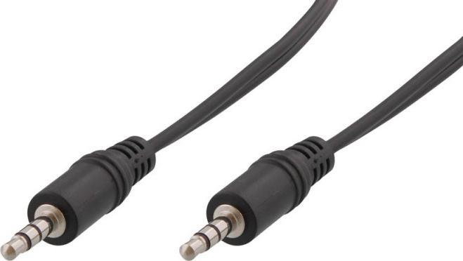 Actual product image T'nB CÂBLE AUDIO JACK 3,5MM 5M M/M (NOIR) (5 m)