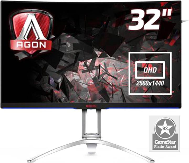 Produktbild AOC Agon AG322QCX (2560 x 1440 Pixel, 31.50")