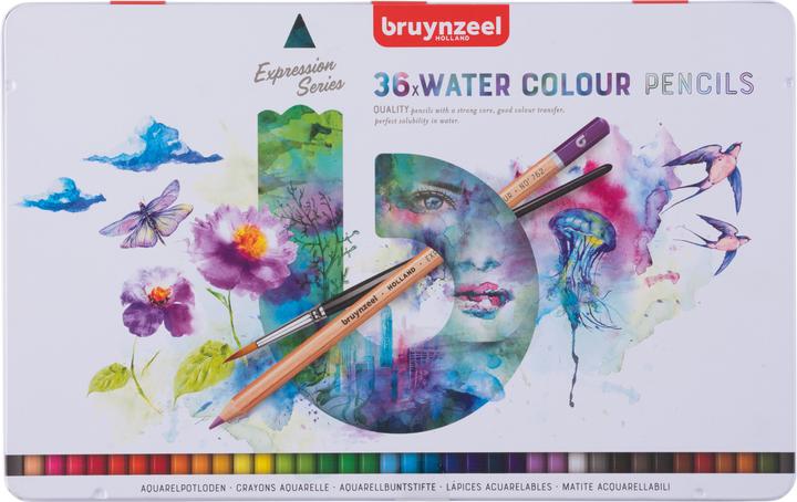 Bruynzeel Expression Aquarellfarbstifte (Multicolor, 36 x)