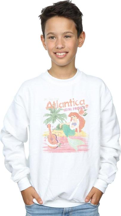 Actual product image Disney Boys The Little Mermaid Greetings From Atlantica Sweatshirt (128)