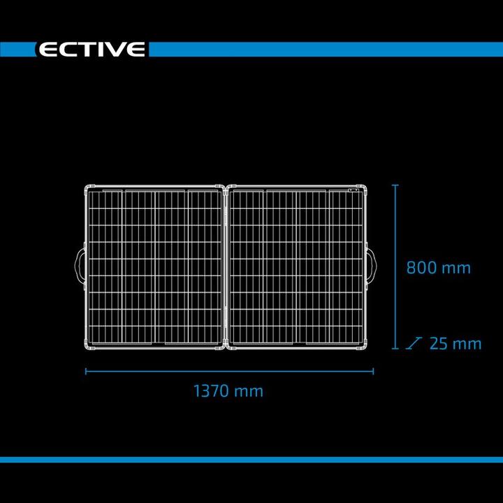 Immagine prodotto Ective MSP 200 SunBoard pannello solare pieghevole 200W custodia solare (200 W, 9.50 kg)
