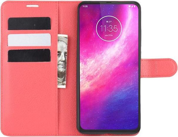 Productafbeelding MU Classic Litchi Leren Boekomslag Serie (Motorola One Hyper)