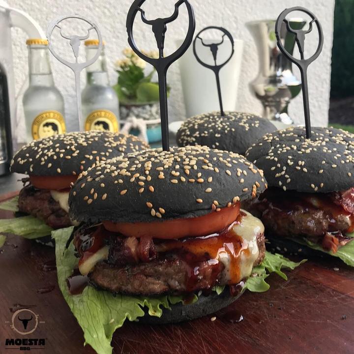 Image du produit Moesta BBQ Lot de 6 brochettes pour burgers