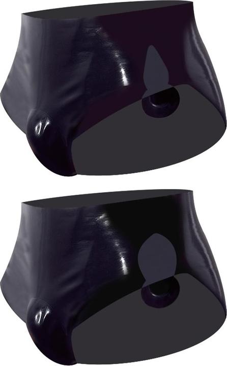 Actual product image LateX Toys Panties with plug (S)