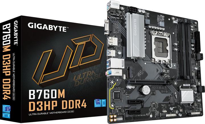 Actual product image Gigabyte B760M D3HP DDR4 (LGA 1700, Intel B760 Express, mATX)