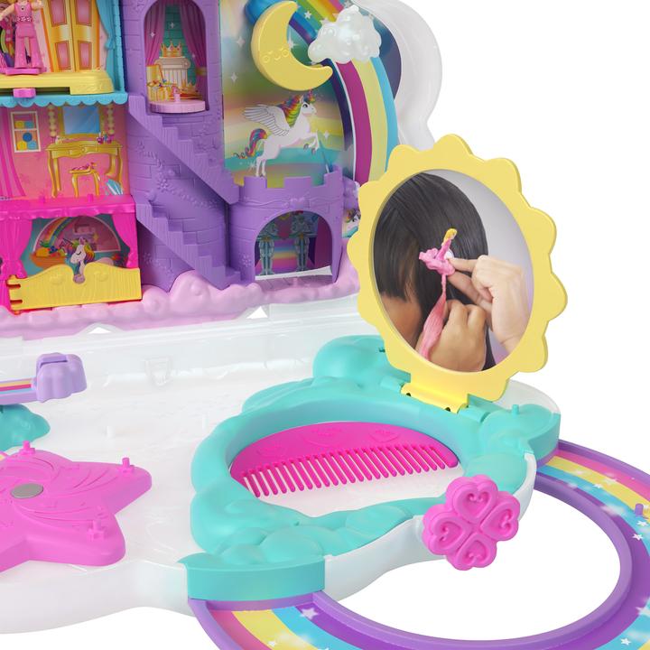 Actual product image Polly Pocket Unicorn Hair Game Box