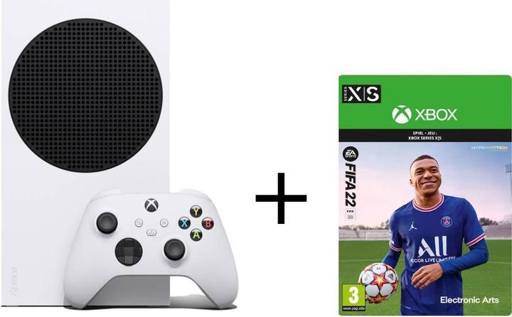 Produktbild Microsoft Xbox Series S + FIFA 22 Standard Edition (Code)