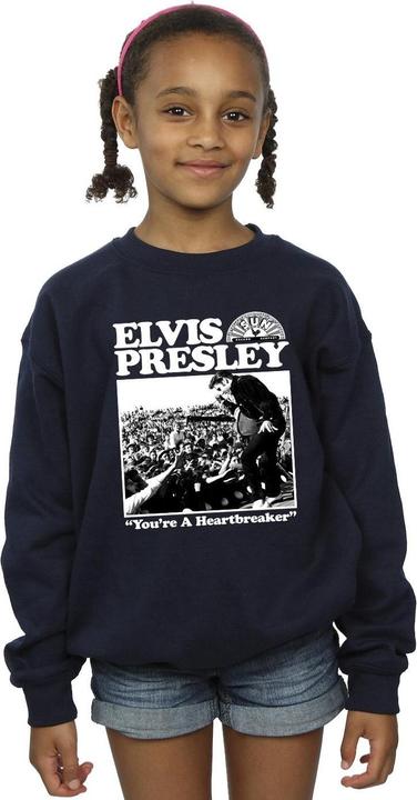 Immagine prodotto Elvis A Heartbreaker Felpa Ragazze (104)