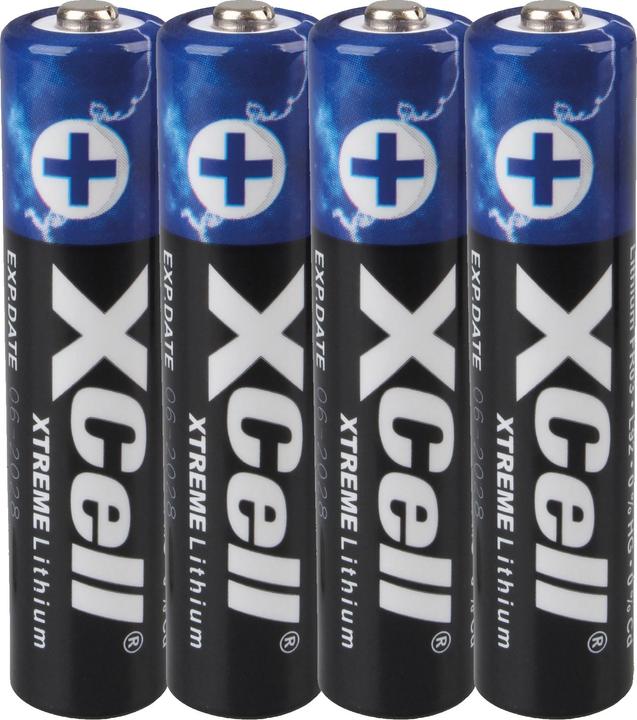 Image du produit XCell Pile au lithium XTREME AAA 4 (4 pcs, AAA, 1000 mAh)
