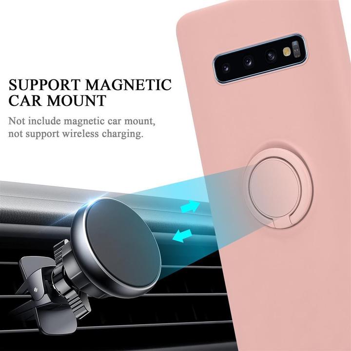 Actual product image Cadorabo TPU Liquid Ring Silicone Case Cover (Samsung Galaxy S10)