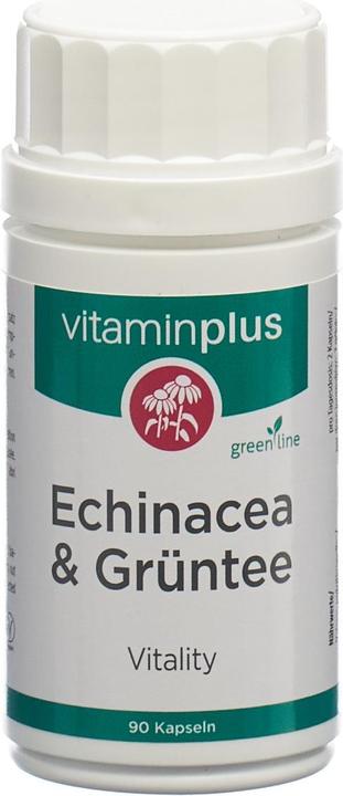 Vitaminplus Echinacea & Grüntee Kaps Ds 90 Stk (90 Stück, Kapseln)
