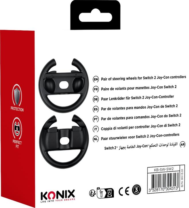 Image du produit Konix Roues directrices (Switch 2)