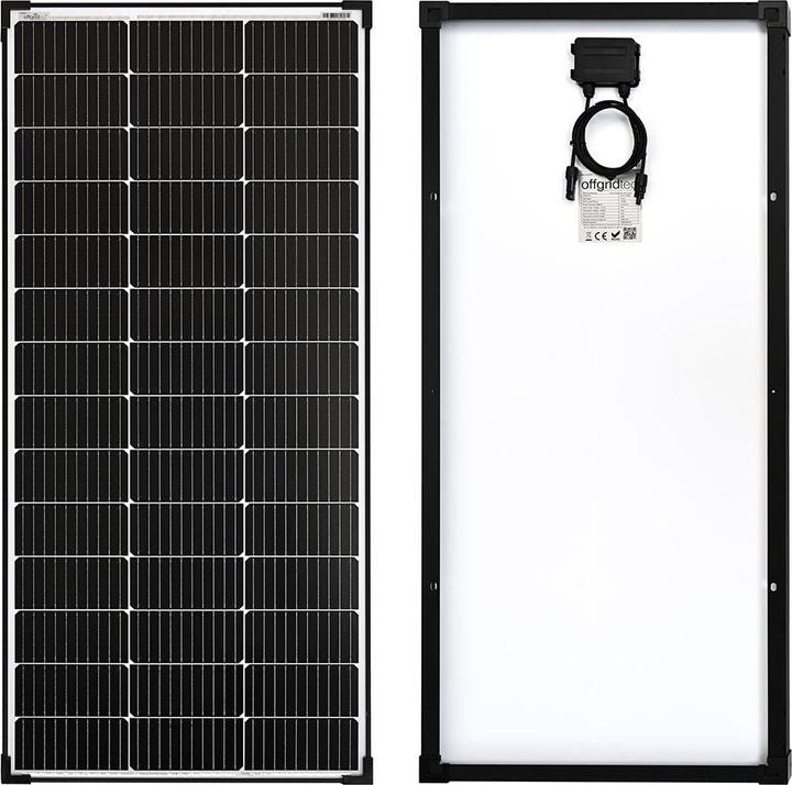 Immagine prodotto Offgridtec ® MONO-150 V2 Pannello solare 23V Telaio nero (155 W, 8.90 kg)