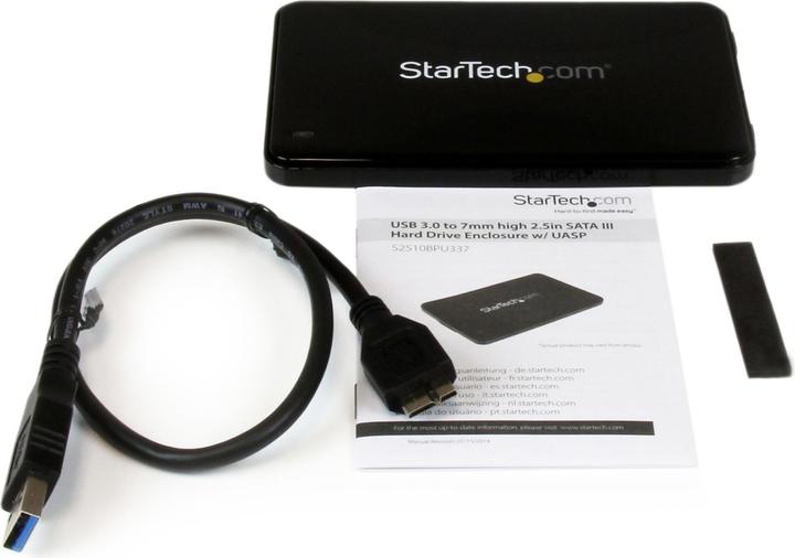 Produktbild StarTech USB 3.0 TO 2.5 SATA ENCLOSURE (2.5")