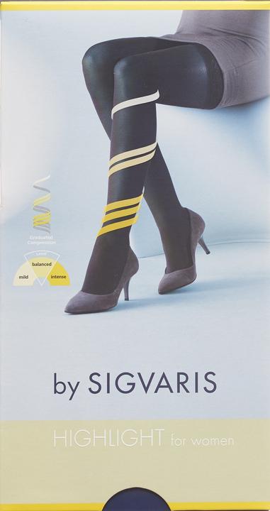 Actual product image Sigvaris Highlight Women A-D normal closed black (M)