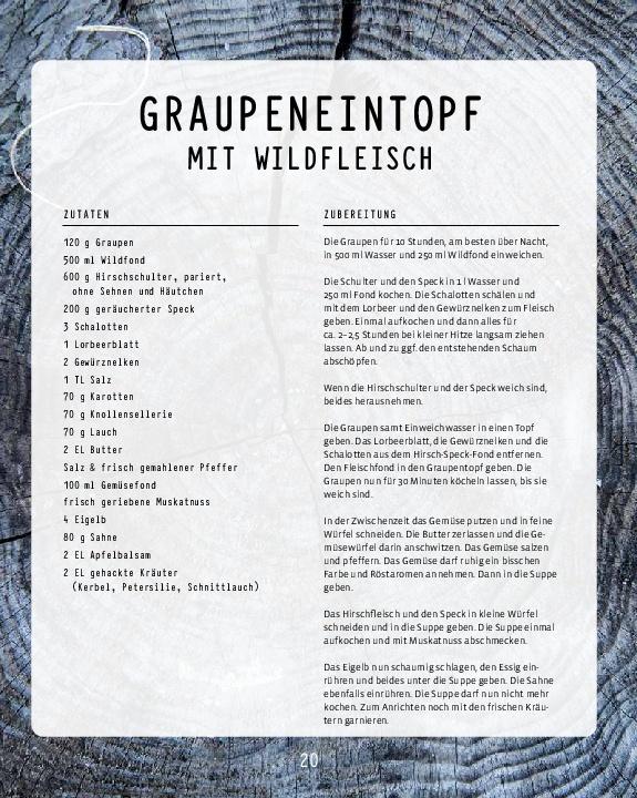 Produktbild Schnelle Wildgerichte - Das Wild Kochbuch (Deutsch, Markus Bitzen, 2021)