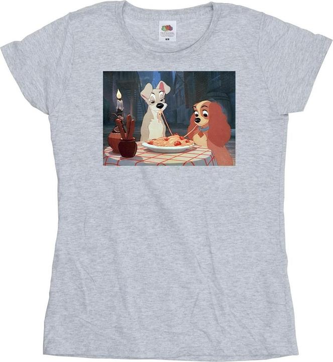 Immagine prodotto Disney Lady And The Tramp Spaghetti Photo Maglietta Donna (S)